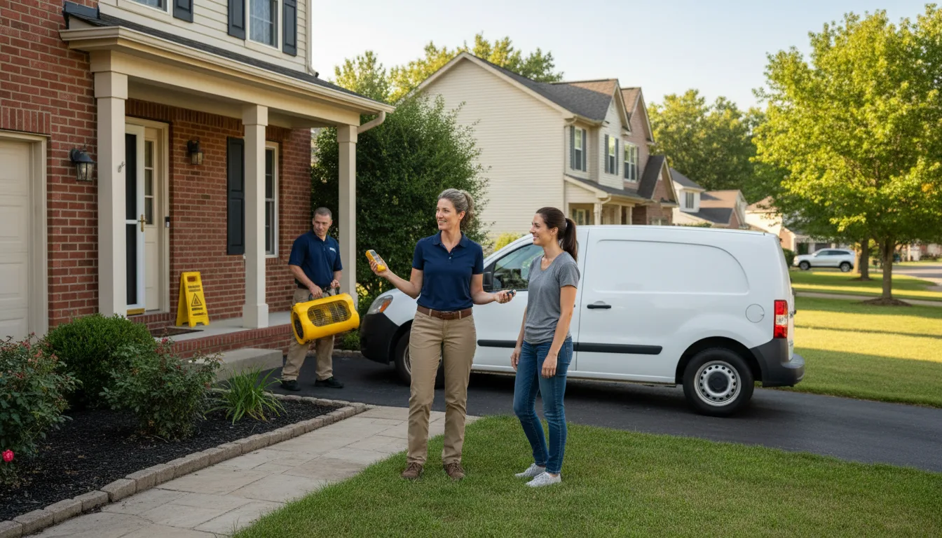 Water restoration image for Dehumidification And Cleanup Services in Gallagher, WV